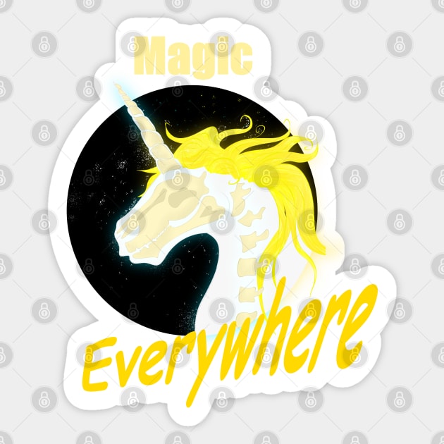 Magic is everywhere Sticker by MariRiUA